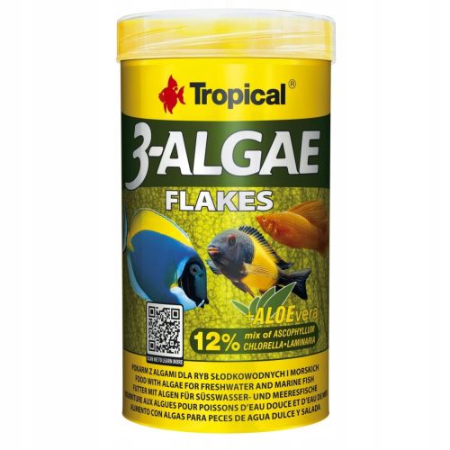 Tropical- 3 Algae flaces (100ml)